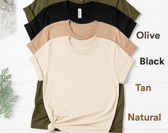 Bella Canvas Plain shirt, blank Unisex Shirt, bella canvas 3001 CVC, wholesale adult size Unisex T-shirt, Bella+Canvas Shirts, HTV