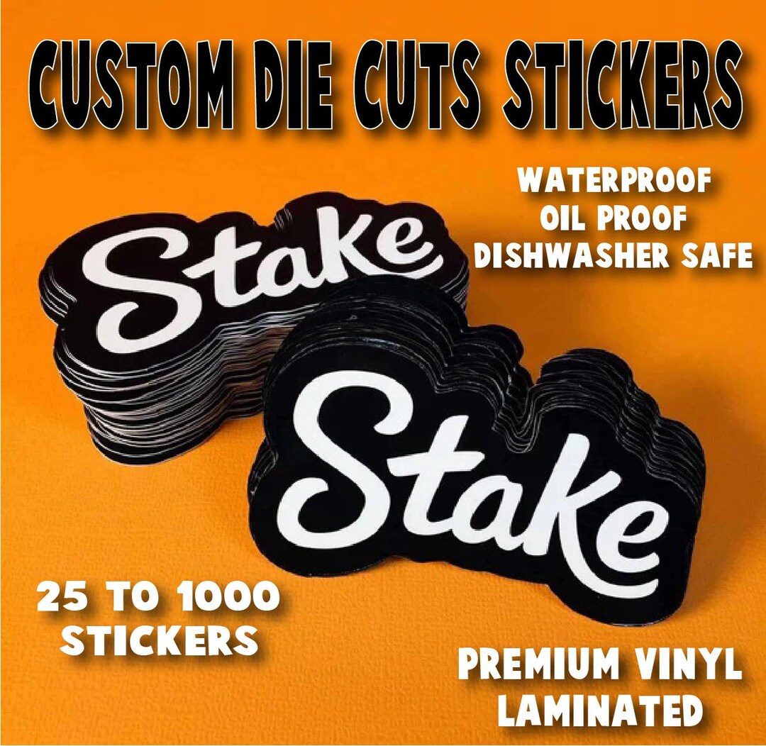 Custom Vinyl Stickers / Die Cut Stickers / Logo Stickers | Waterproof ...