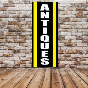 Antiques COLOR Advertising Vinyl Banner Flag Sign Many Sizes