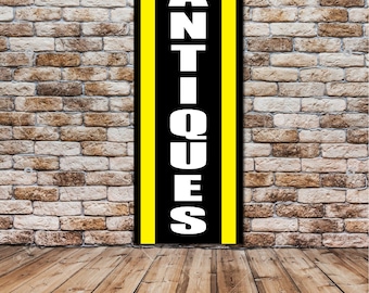 Antiques COLOR Advertising Vinyl Banner Flag Sign Many Sizes