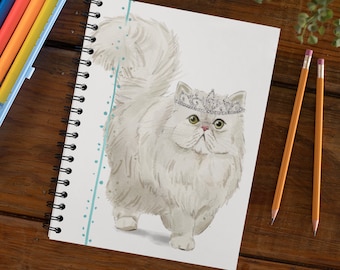 Persian Cat – Notebook cute Cat | Cute Notebook | Persian Cat Notebook | CAT HOUSE Collection | Notebook Cat Lovers | Notebook cute Style