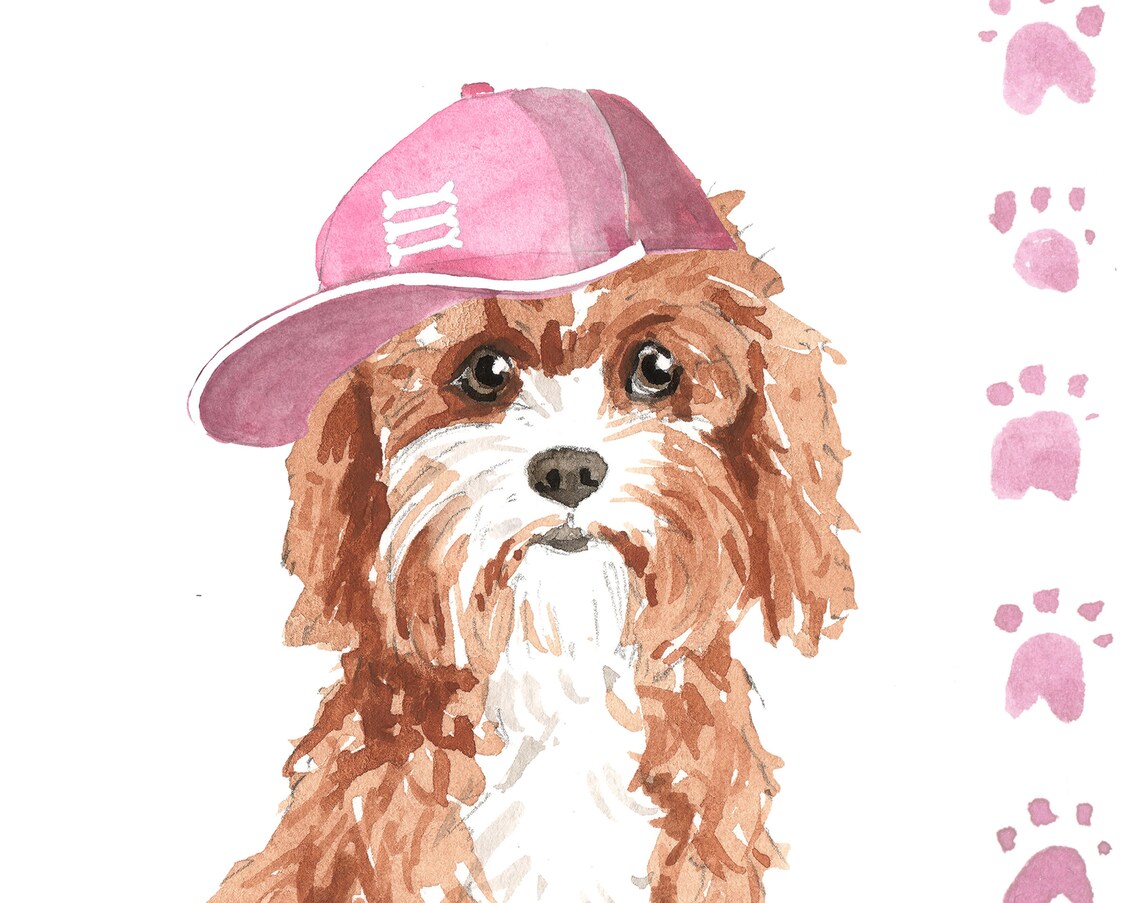 Cavapoo Digital Download Dog Portrait Cavapoo Portrait Dog | Etsy