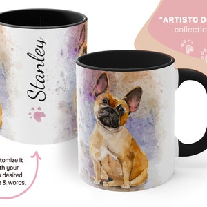French Bulldog – Mug | Optional Personalization | French Bulldog Design | Coffee Mug Dog Lovers | Gift for Dog Lovers | Custom Dog Mug fr1