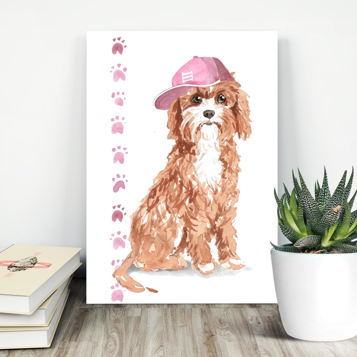 Cavapoo Digital Download Dog Portrait Cavapoo Portrait Dog | Etsy