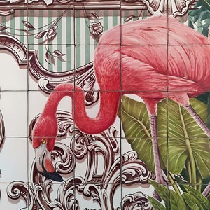 Flamingo Handmade Rustic Portuguese Tiles / Custom Tiles - Project QUOTE / Home Decor / Wall Decor