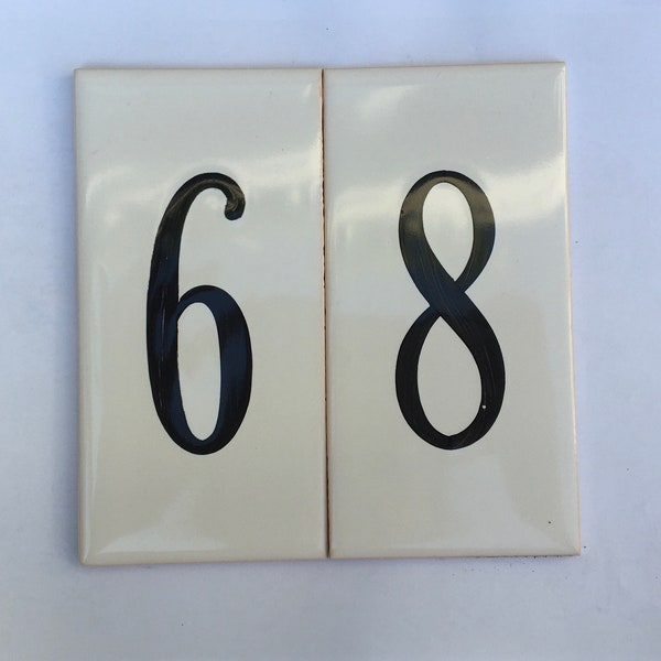 House Tiles Number Etsy