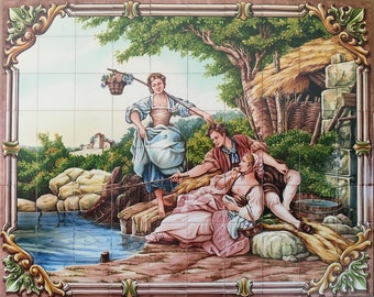 François Boucher Portuguese Tile Mural / Portuguese Tiles / Ref. 082