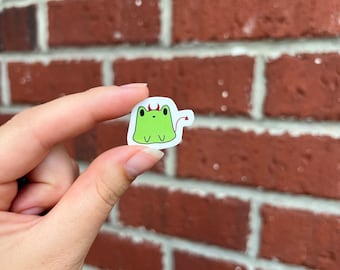 Frog and Cat Devil Sticker