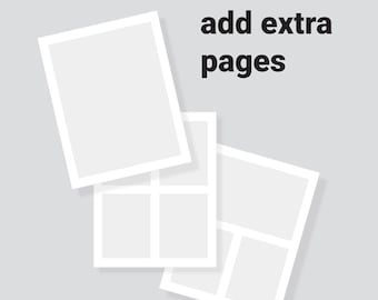 Add extra pages to your photo book