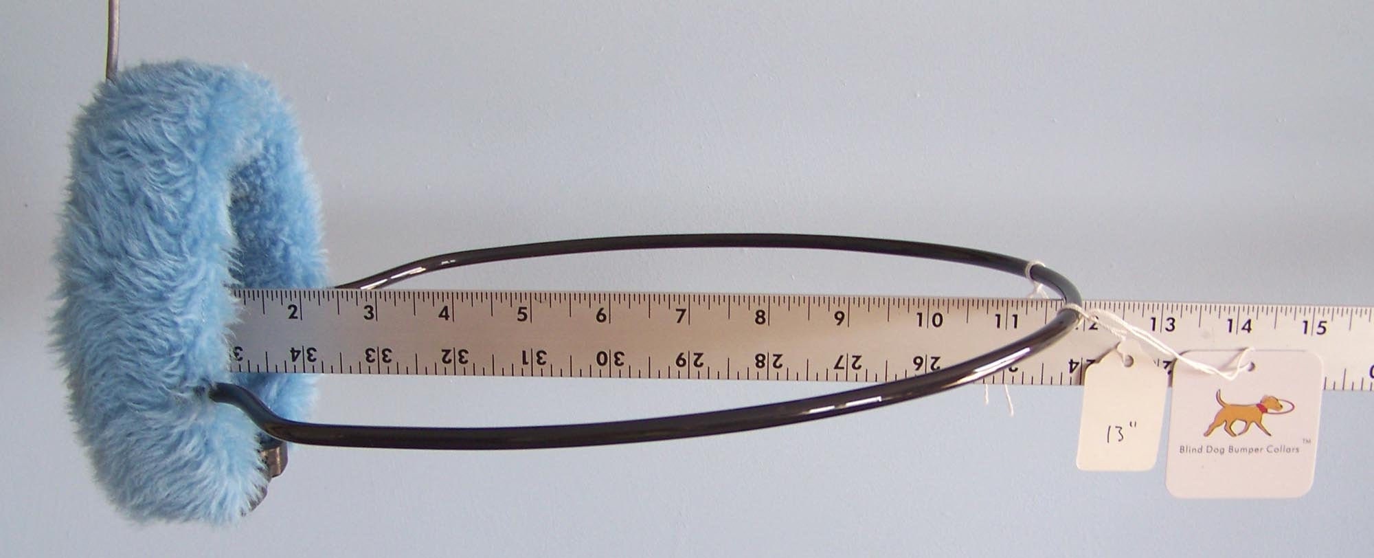 Blind Dog Bumper Collar 13 neck cornflower blue fur Etsy