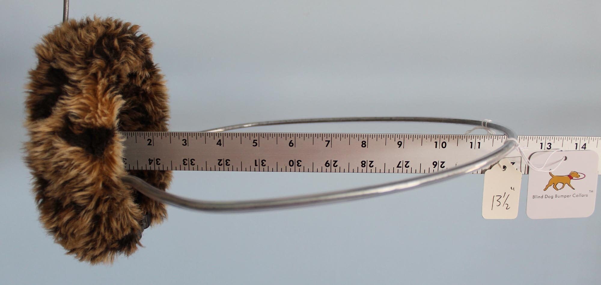 Blind Dog Bumper Collar 13 1/2 Neck Dark Animal Print Etsy UK