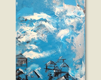 High Tide abstract painting