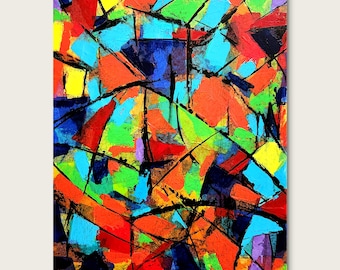 One Possible View abstract painting