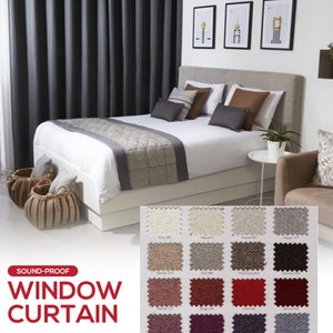 Sound Proof Acoustic Curtains, Thermal Curtains, Acoustic Certified to 4db with Windows & 11DB as Room Divider