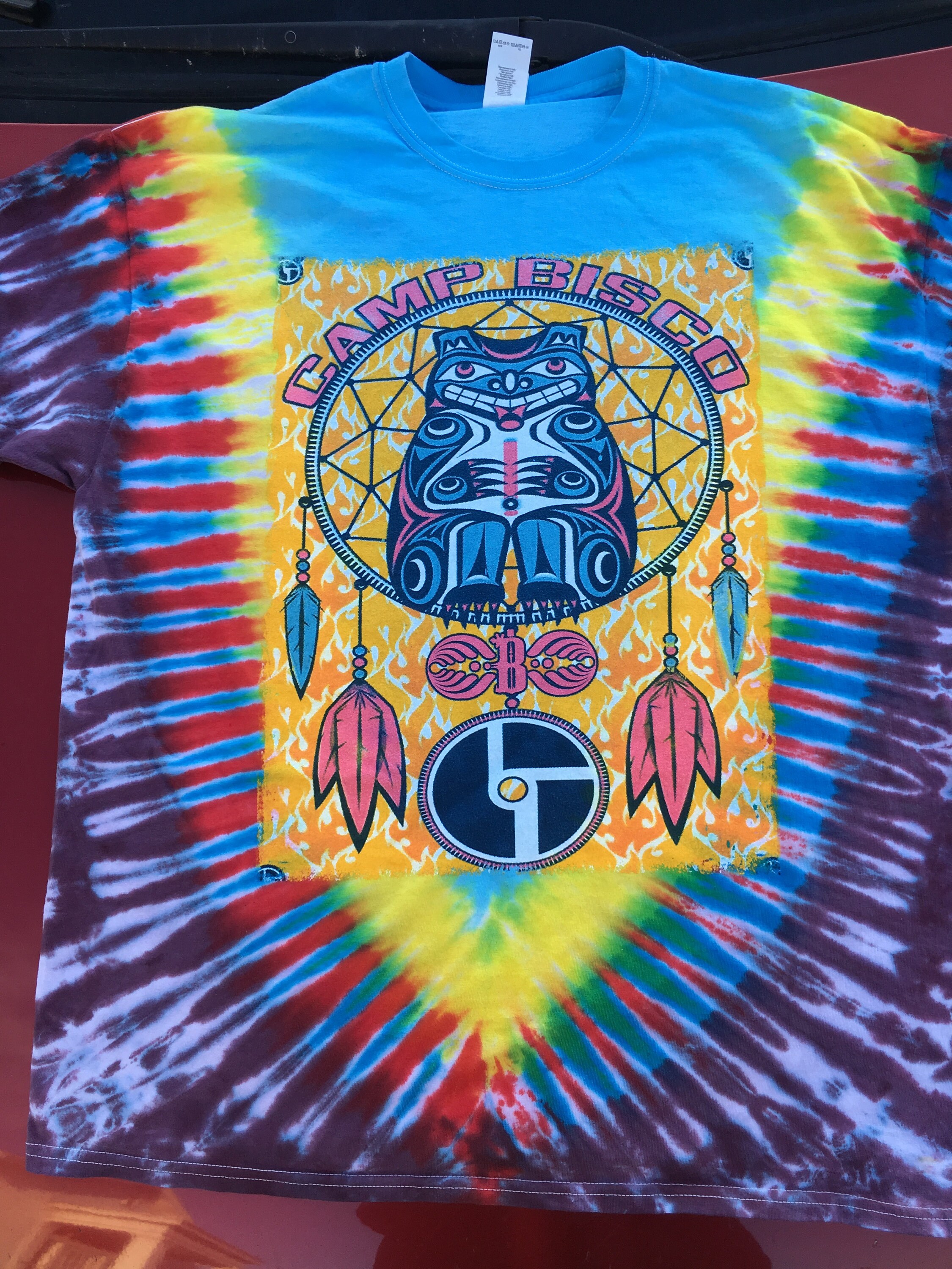Camp Bisco 2019 Festival Shirt. Tie Dye or White - Etsy, image size:2250x3000