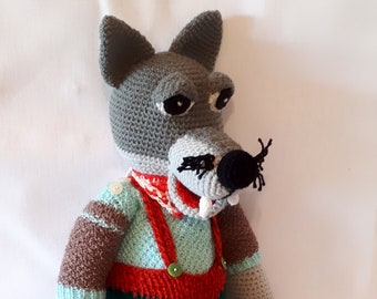 Willi Wolf - amigurumi, doll, cuddly toy