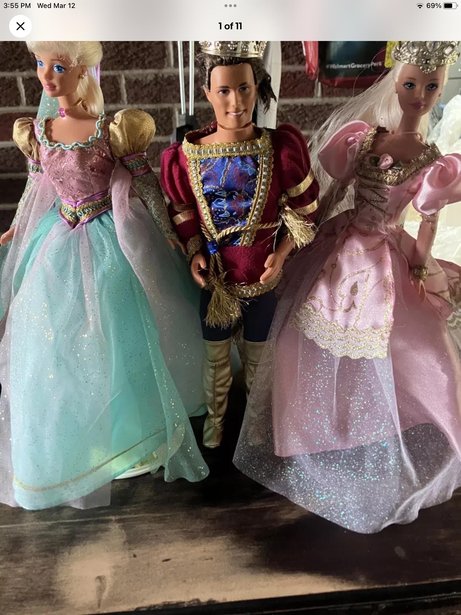 Barbie Ken Doll Barbie Rapunzel Prince Stefan Barbie Rapunzel 2002