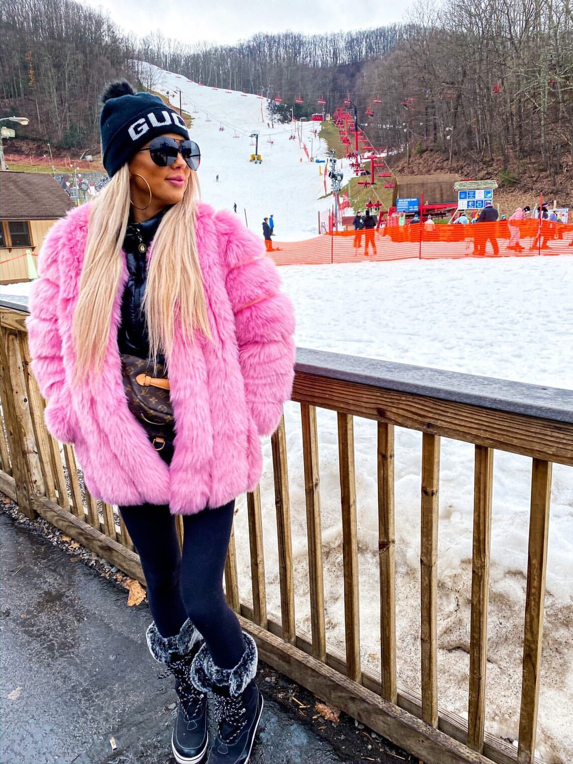 MOSCOW Pink Faux Fur Coat Womens Fur Coat Pink Fur Coat Etsy