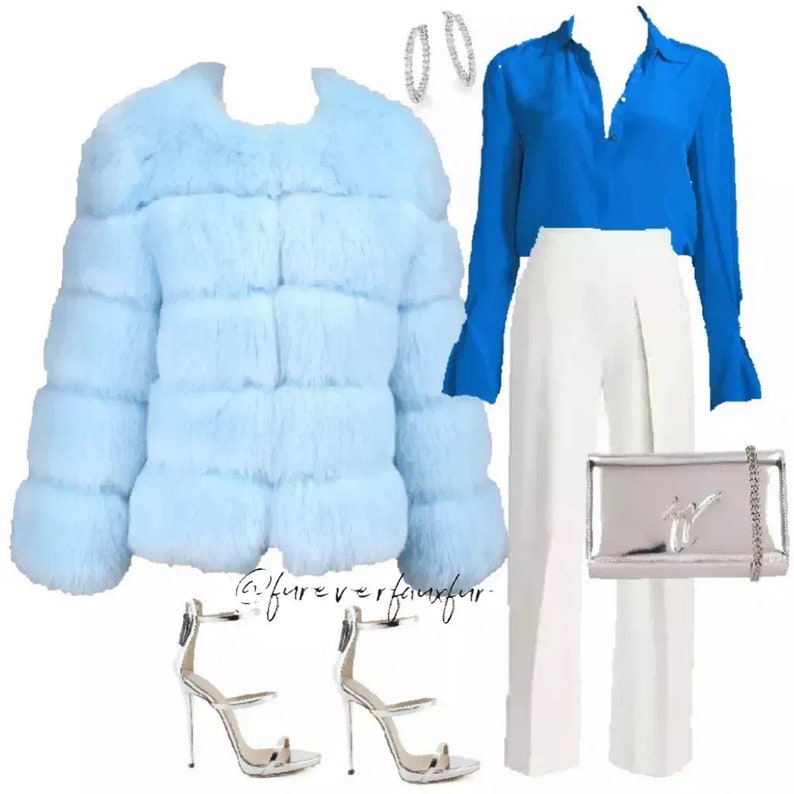 CHICAGO gray faux fur coat FUREVER Faux Fur gray fur coat womens fur coat