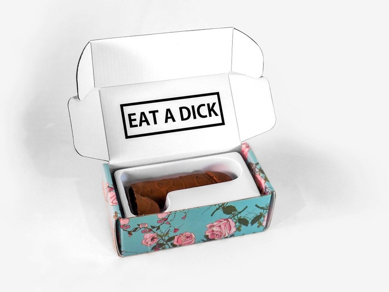 Eat a Dick Box the smile Box Chocolate Dick Real Chocolate Penis Shaped Edible Candy Novelty
