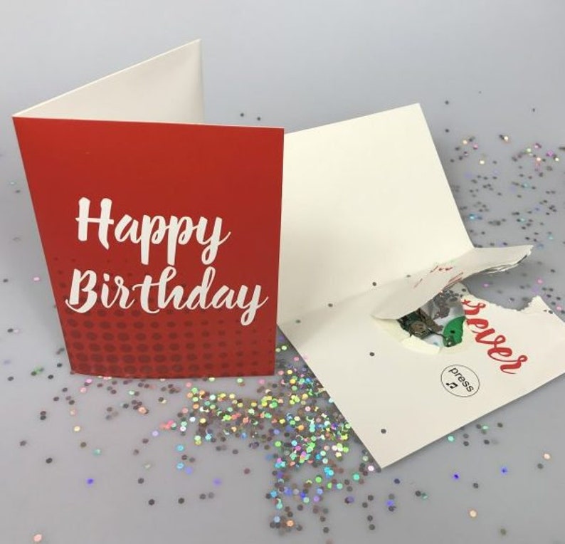 The Happy Birthday Never-Ending Prank Greeting Card Greeting Card Birthday Card Funny Humor Gag Gift Prank image 1