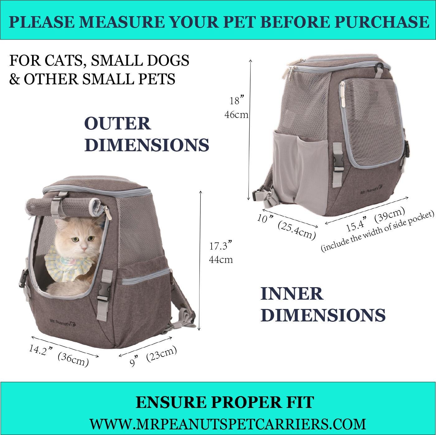 Mr. Peanut's Big Sur Convertible Pet Carrier-backpack - Etsy