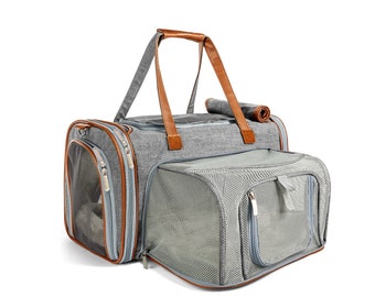 Mr. Peanut&#39;s Gold Series Expandable Airline Approved Soft Sided Pet Carrier