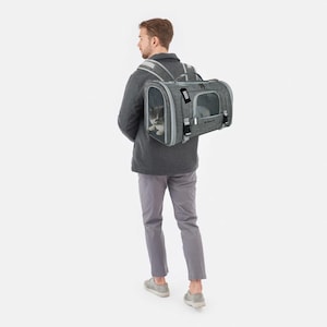 Mr. Peanut&#39;s Monterey Series Airline Compliant Backpack Pet Carrier