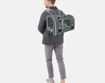 Mr. Peanut&#39;s Monterey Series Airline Compliant Backpack Pet Carrier