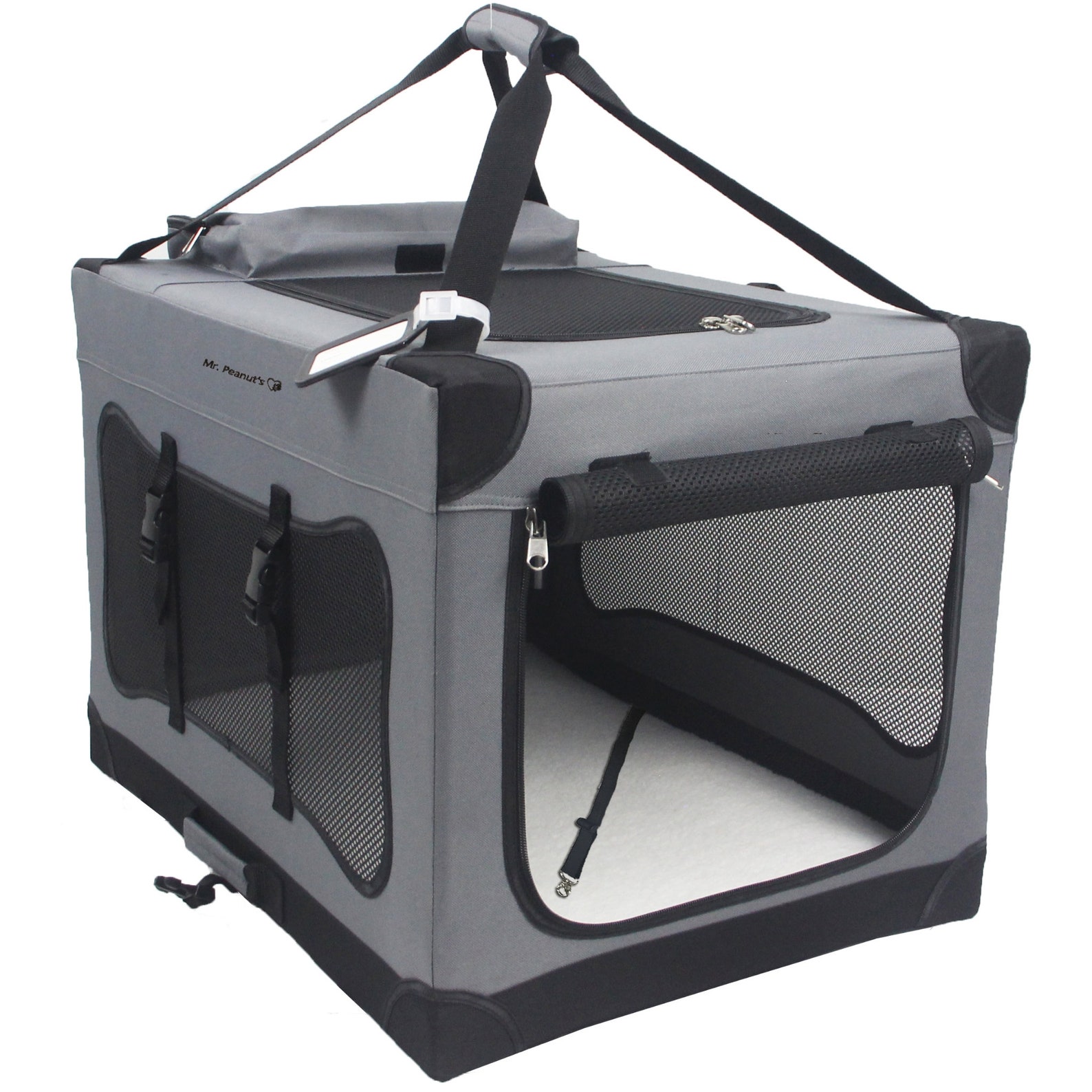 Soft Sided Portable Pet Crate with Lightweight 4lb Aluminum Etsy