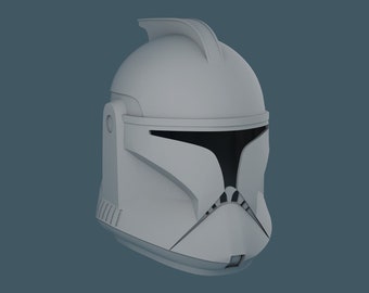 Phase 1 Clone Trooper Helmet 3D Print STL Files