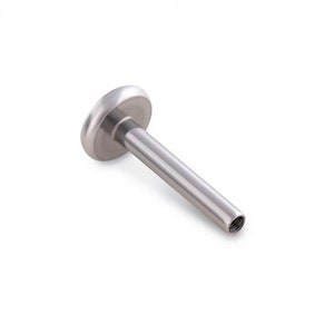 16g 8mm titanium labret stud internally threaded