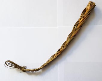 Sweetgrass Braid Burn For Smudging, Protection, Positive Energy