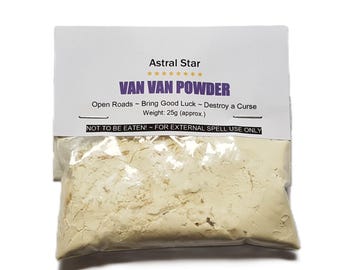 Van Van Powder Opens Roads Attracts Good Luck For Spell Work Candle Rituals etc