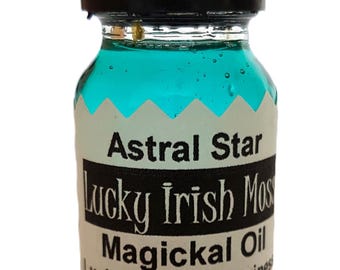 Lucky Irish Moss Infused Magickal Oil - Extreme Luck Money Business