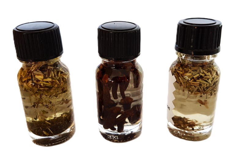Love Magickal Oils Set - Adam & Eve Come To Me Bewitching - Attraction Soulmate Anointing Rituals image 2
