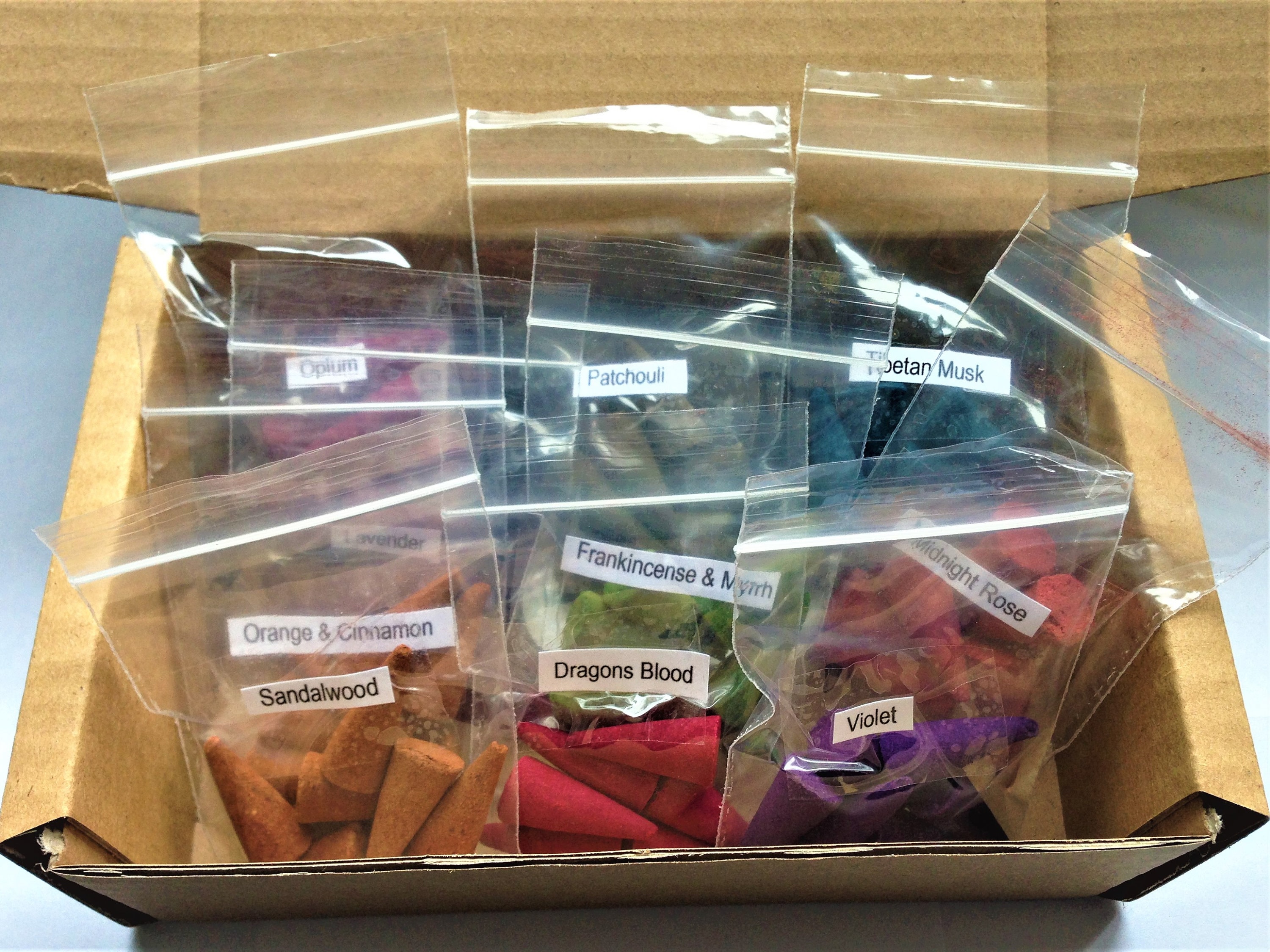 Incense Cone Set - 10 Different Amazing Fragrances in One Box