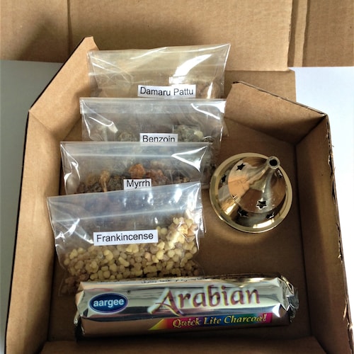 The Complete Incense Resin Set 4 Resins Charcoal Discs & Etsy