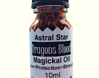 Dragons Blood Magickal Oil - Love Protection Strength Ritual Anointing Oil
