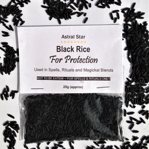 Black Protection Ritual Rice: krachtig ritueel hulpmiddel voor bescherming en altaarwerk