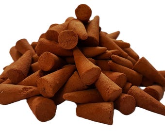 Sandalwood Incense Cones 20 Highly Fragrant Cones Relaxation Meditation Prayer Peace Acceptance