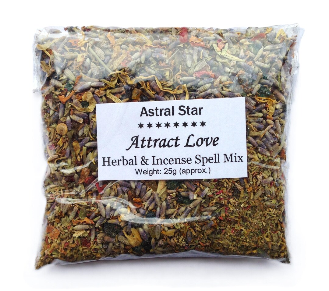 Love Extract Attract Love Herb and Incense Spell Mix - for Matters of the Heart ...