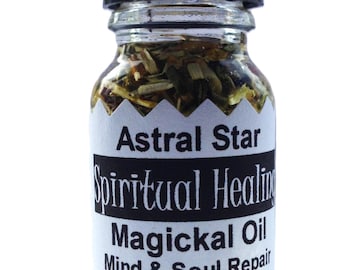 Olio magico di guarigione spirituale - Olio rituale di unzione per la riparazione di mente e anima