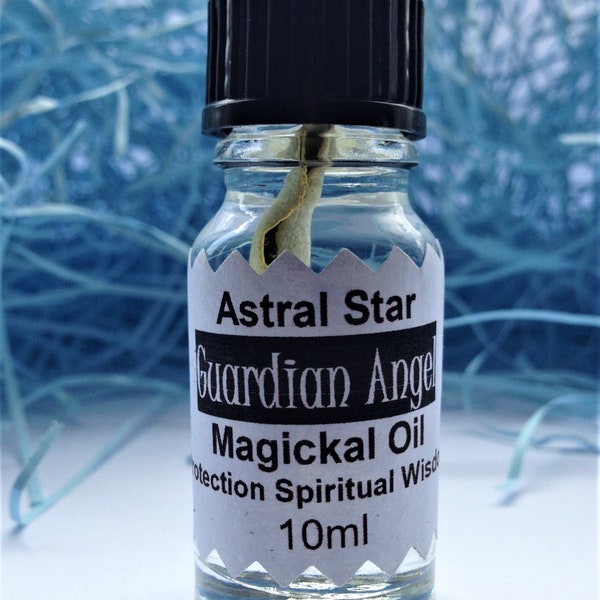 Guardian Angel Magickal Oil - Anointing Ritual Oil For Protection Spiritual Wisdom