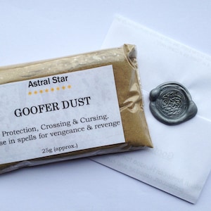 GOOFER DUST - Traditional Ritual Powder for Protection, Crossing, Vengeance