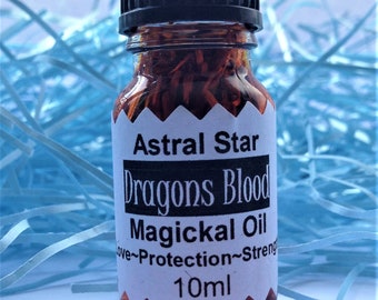 Dragons Blood Magickal Oil - Love Protection Strength