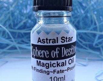 Sphere of Destiny Magickal Oil - Path Finding Fate Providence Ritual Anointing Oil