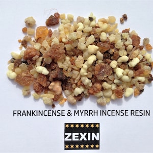 Frankincense & Myrrh Resin Incense Purification Spiritual Awareness