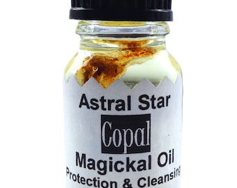 Copal Magickal Oil - Anointing Protection Cleansing Spirituality 10ml Ritual Oil