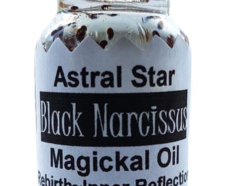 Black Narcissus Magickal Oil | Rebirth | Inner Reflection | New Beginnings